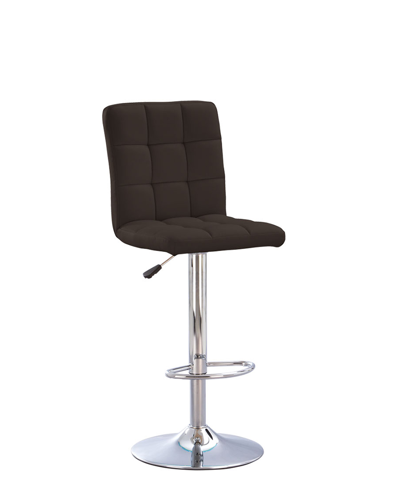 Стілець барний NOWY STYL RALPH HOKER CHROME (BOX) ECO-30 екошкіра